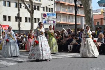 65 Ofrenda de flores Fallas de Dénia 2014 – Oeste