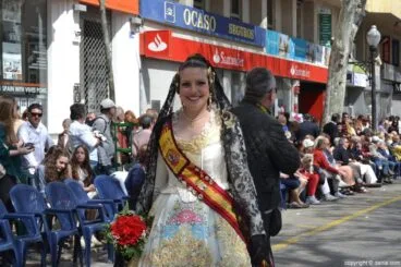 Ofrenda de flores Fallas de Dénia 2014 – Oeste