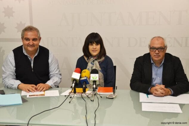 Alberto Morera con Marián Tamarit y Ricard Pérez