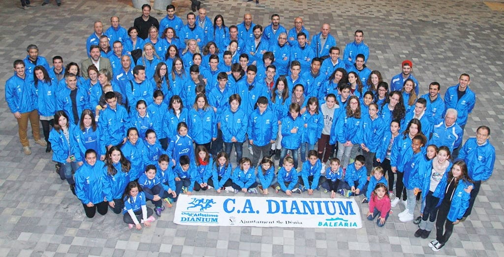 Atletas del CA Baleària Diànium temporada 2016