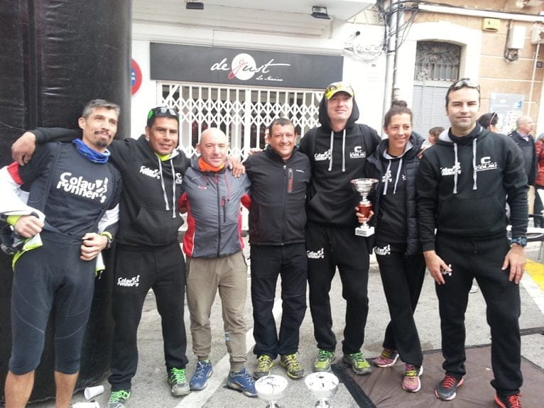 Atletas del Esports Colau en la prueba de Pedreguer