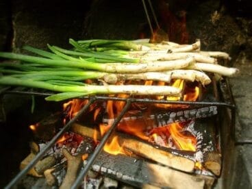 Calçots en Restaurante Voramar