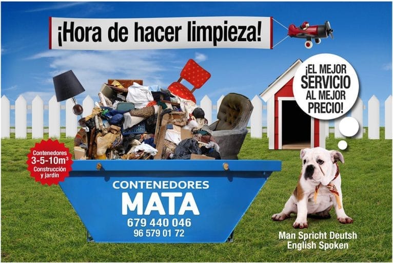 Contenedores Mata limpieza