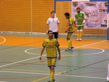 Curro en la pista del AD Rivas