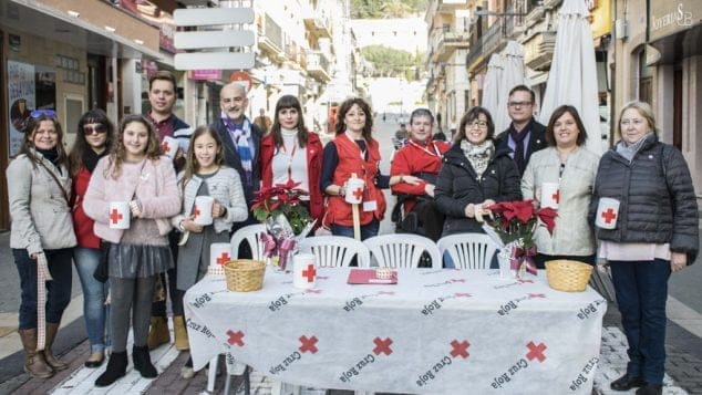 Día de la Banderita Dénia 2015 Junta Local Fallera y Ayuntamiento