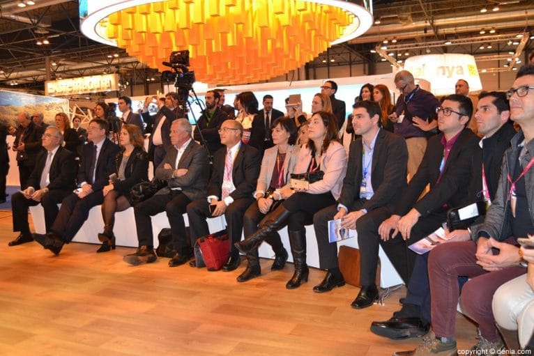 Empresarios presentes en el acto de Dénia en FITUR