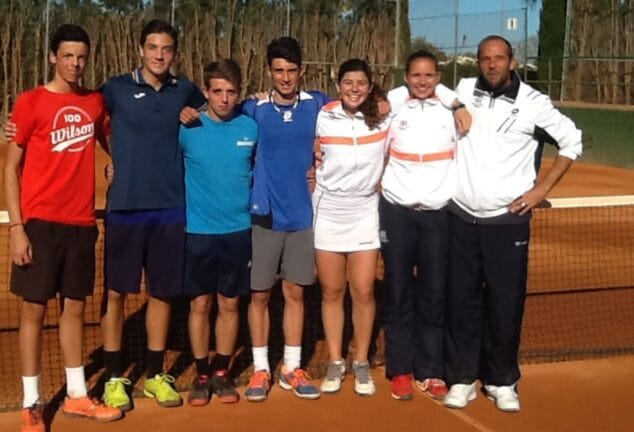 Equipo junior del Club Tenis Dénia