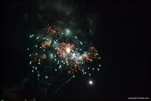 Feux d'artifice à Dénia
