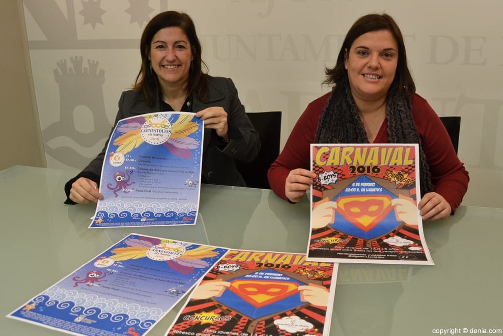 Eva Ronda y Cristina Morera presentan el Carnaval 2016