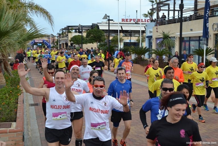 Grupo atleta del Nucleo Duro Dénia