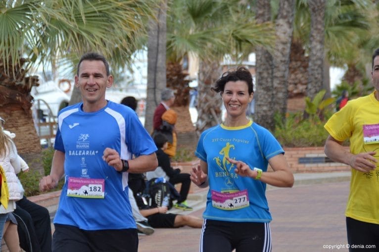 Jeanette Rodríguez entrando en meta