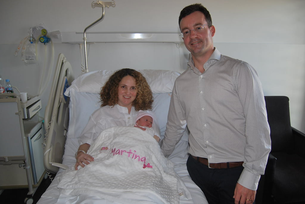 Martina es el primer bebé nacido en la Marina Alta en 2016