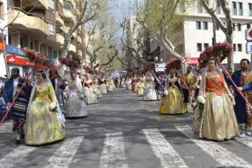 Ofrenda de flores Fallas de Dénia 2014 – Baix la Mar