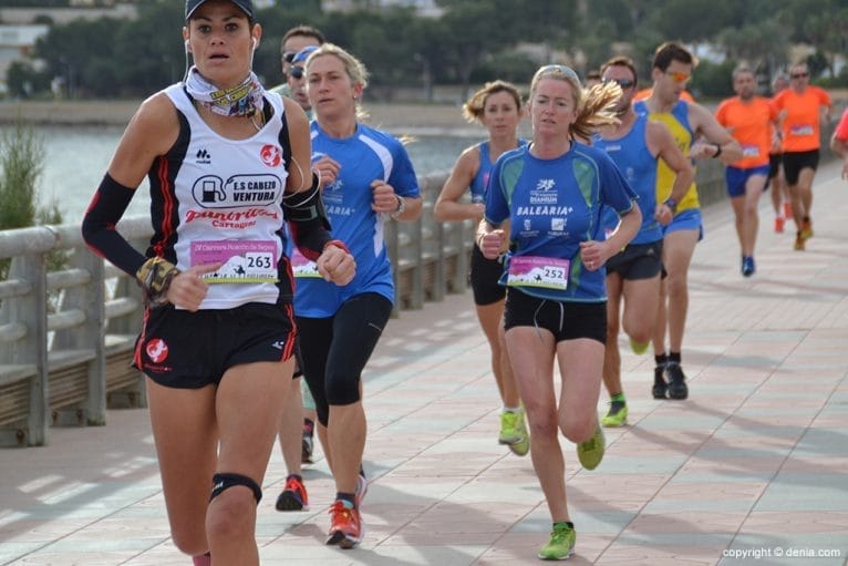 Olga Martínez tirando del grupo