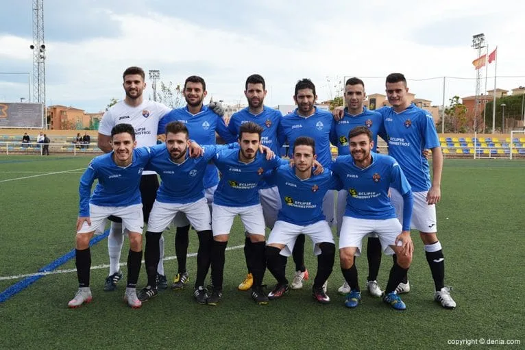 Once de la UD Alginet en Dénia