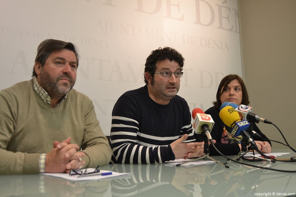 Rafa Carrió Óscar Mengual y Cristina Morera