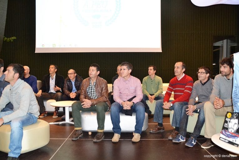 Representantes de los clubes organizadores