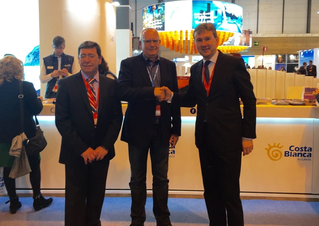 Reunión con el alcalde de Burgos en Fitur