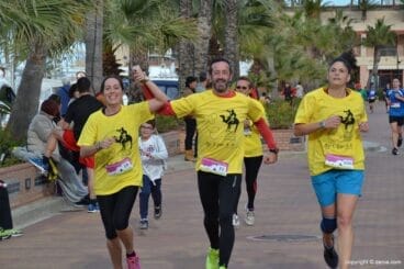 Tote Sapena junto a Delgado llegando a meta