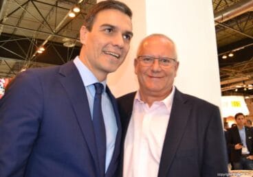 Vicent Grimalt y Pedro Sánchez