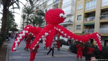 Carnaval infantil Dénia 2016 – Pulpo gigante