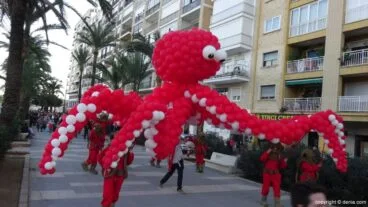 Carnaval infantil Dénia 2016 – Pulpo gigante