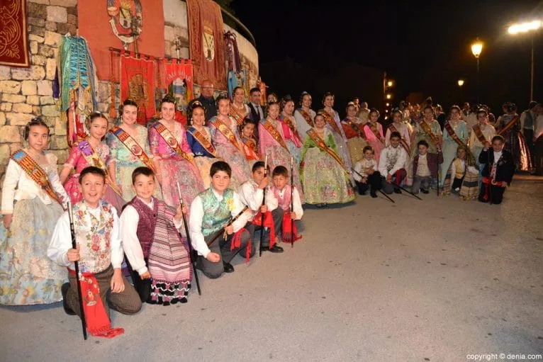 Crida de las falleras mayores de Dénia 2016 - Cargos infantiles de las fallas de Dénia