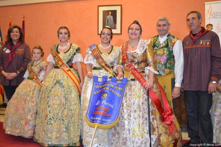 Falla Darrere del castell - 4º Premio Sección 1º