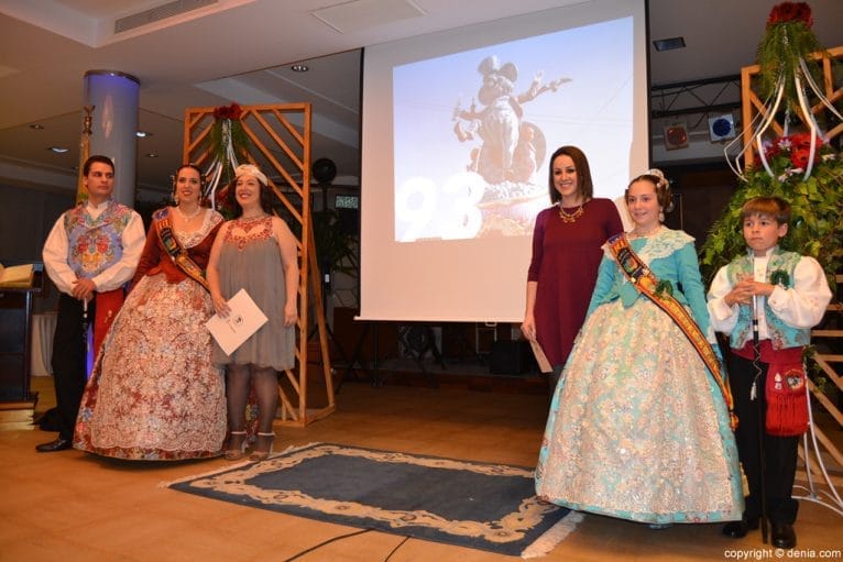 Gala 50 Aniversario Falla Saladar - Histórico de cargos de la falla