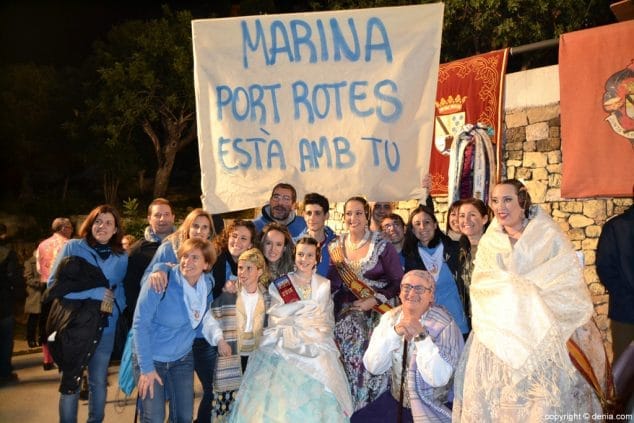Marina y Alejandra, a los falleros: "sois el mejor viento para enaltecer el espíritu fallero" 17 25 Crida de las falleras mayores de Dénia 2016 Falla Port Rotes