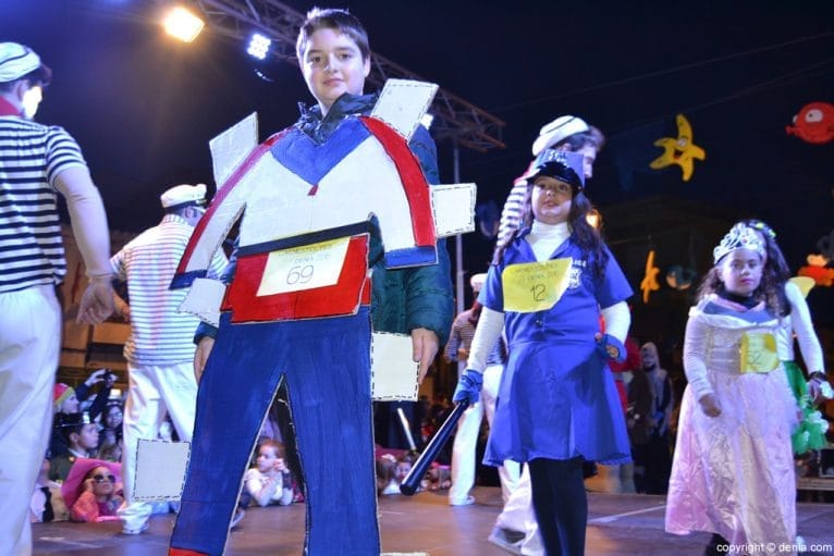 Carnaval infantil Dénia 2016 - Desfile de participantes