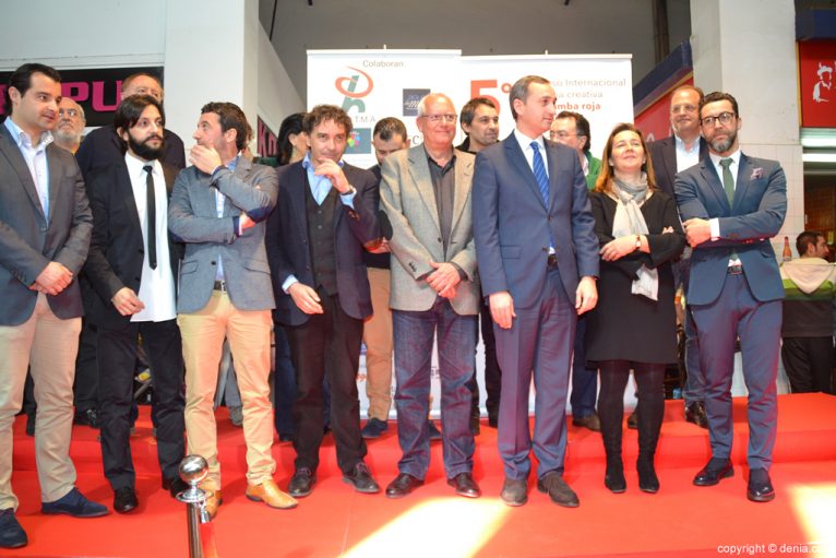 5º Concurso Internacional de Cocina Creativa de la Gamba Roja de Dénia - Miembros del jurado y autoridades