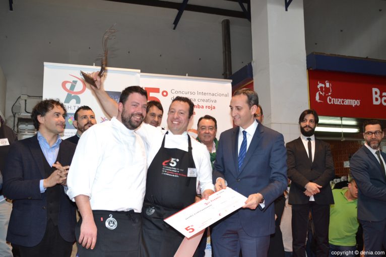 5º Concurso Internacional de Cocina Creativa de la Gamba Roja de Dénia - 3º Premio Victor Trochi