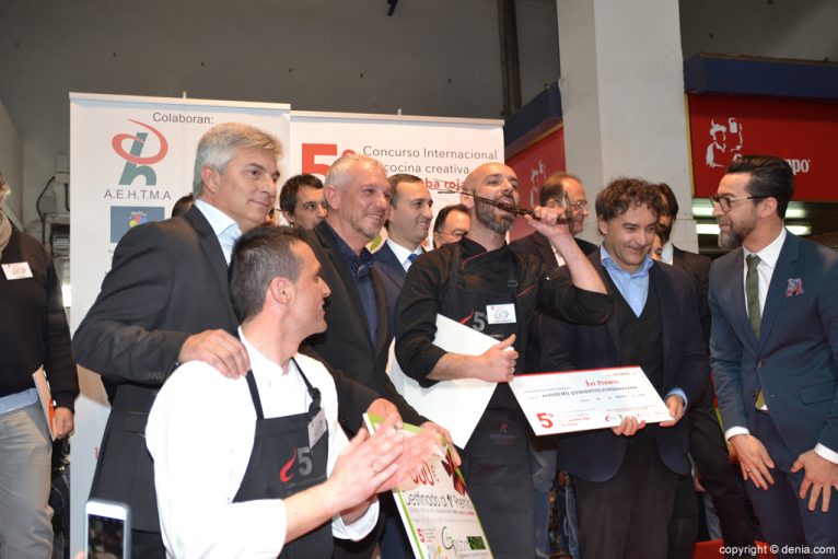 5º Concurso Internacional de Cocina Creativa de la Gamba Roja de Dénia - Álvaro Abad gana