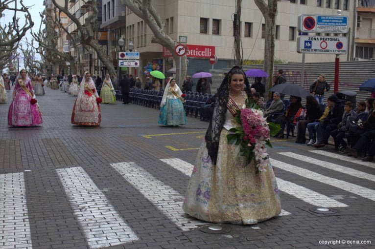 Ofrenda Flores Fallas Dénia 2015 - Falla Darrere del Castell