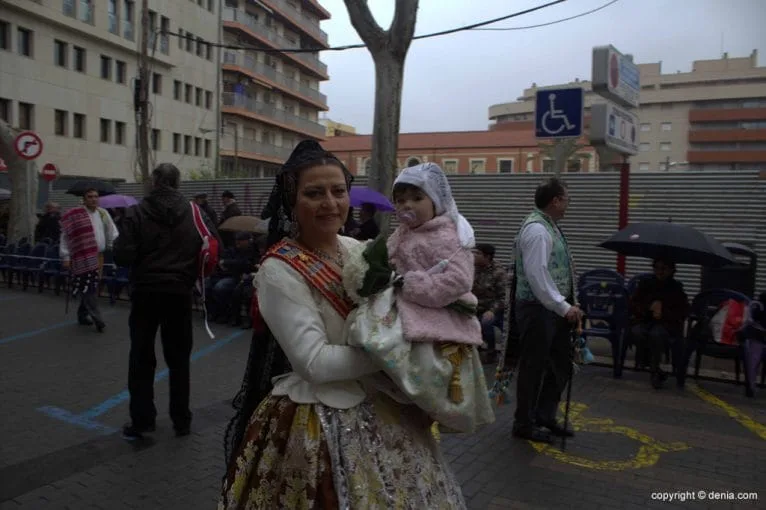 Ofrenda Flores Fallas Dénia 2015 - Falla Darrere del Castell