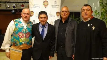 Sopar de Gala 2016 – Alcalde con falleros ejemplares y pregonero