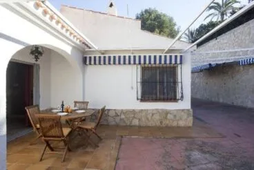 Amplia terraza de Casa Luna
