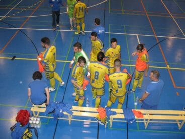 Banqueta del Dénia Futsal