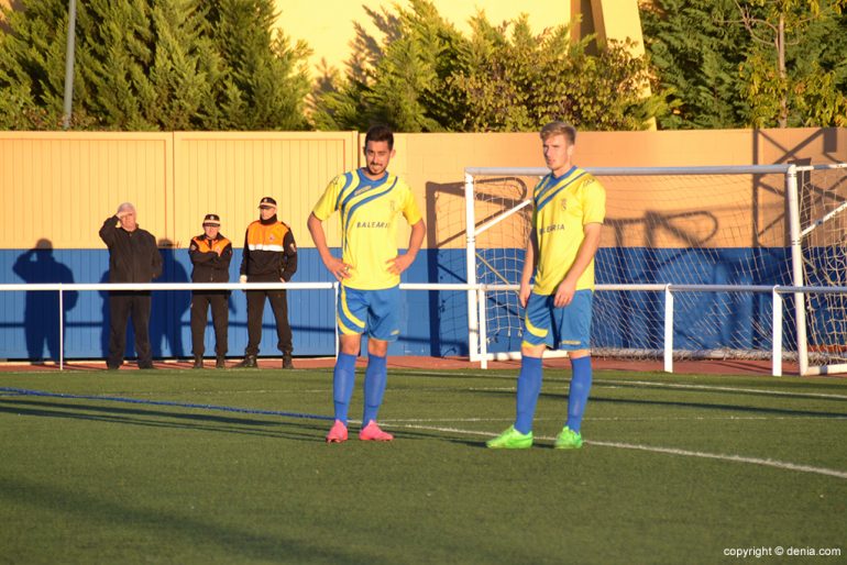 Borja y Renzo durante un partido
