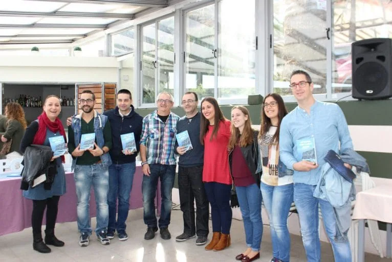 Cargos de las fallas de Dénia en la presentación del pergamino de Port Rotes