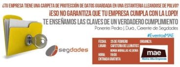 Charla MAE protección de datos