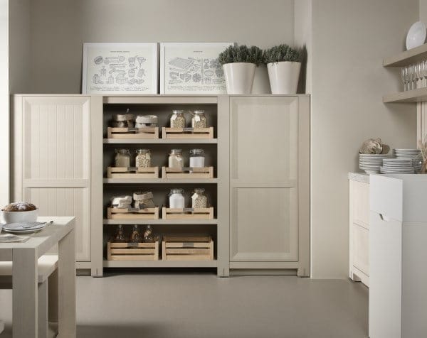 Cocina Arkadia estantes