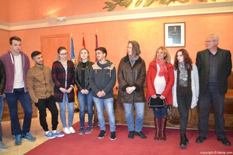 Estudiantes alemanes de intercambio en el IES Número 3