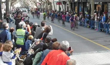 Gran ambiente en meta