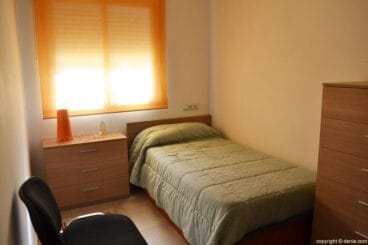 Habitación de la vivienda tutelada de APROSDECO