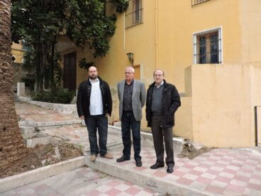 Inauguración del jardín del antiguo hospital