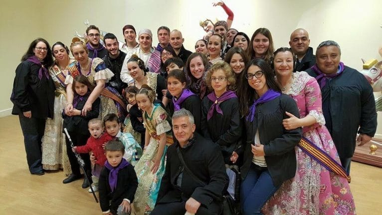 La falla Campaments en la exposición del Ninot