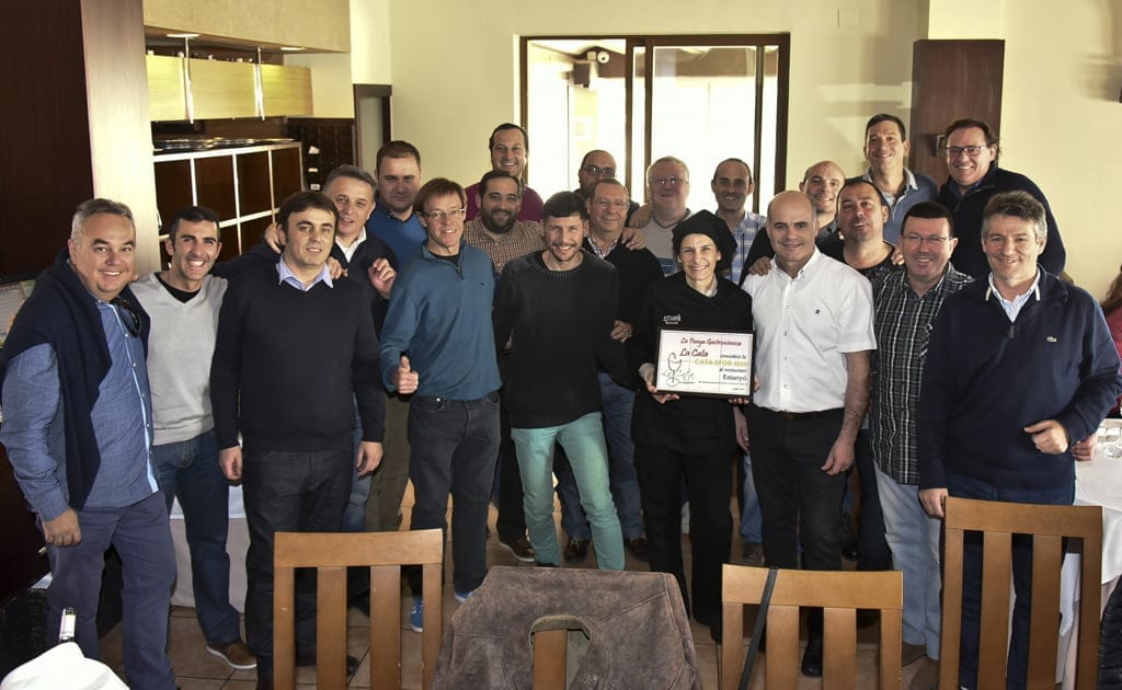 La penya gastronómica La Cata premia al restaurante l'Estanyó