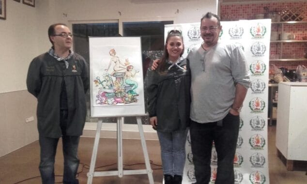 Los cargos de la falla Les Roques con Pachi García